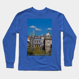 Portugal. Porto. Church Dos Congregados & Sao Bento Train Station. Long Sleeve T-Shirt